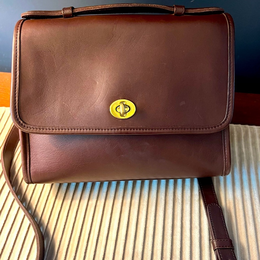 Vintage coach brown purse